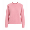 Cashmere Long Sleeve Shrunken Crew-Coraline Pink | Michelle Farmer