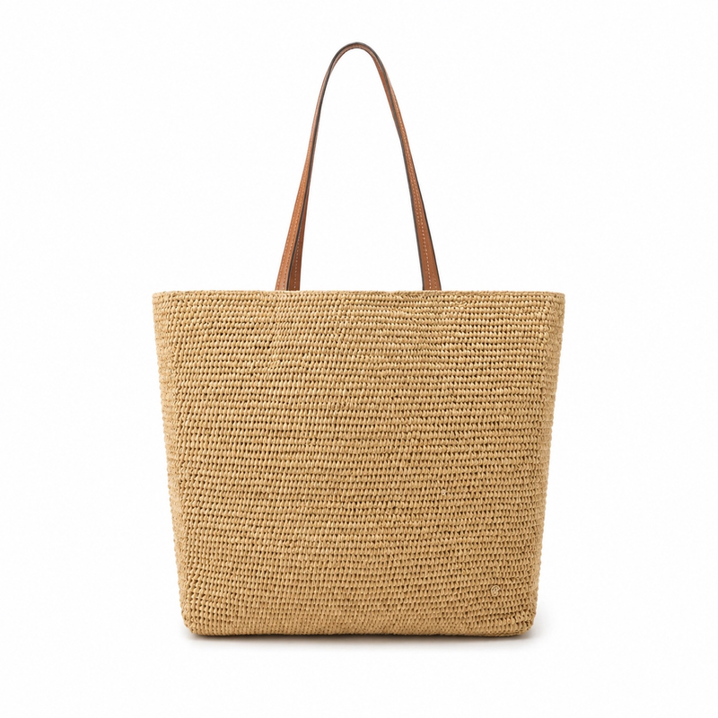 Matale tote- Natural/Cotto – Michelle Farmer