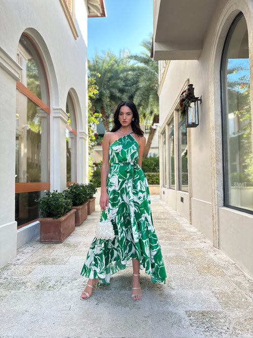 Biltmore Dress - One Shoulder Maxi