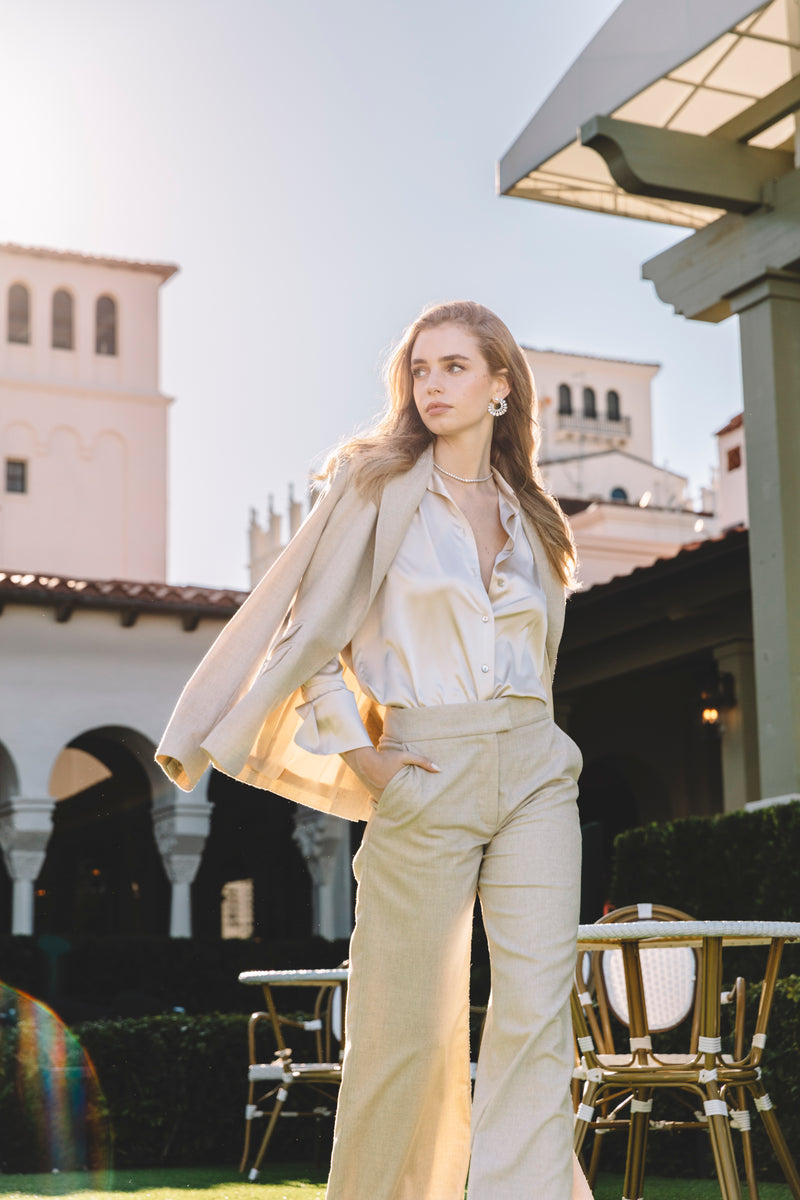 Stephanie Pant - Wool - Grey