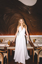 Monroe Dress - Linen White
