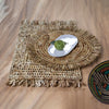 Tropical Pandan Fringed Placemat - Round