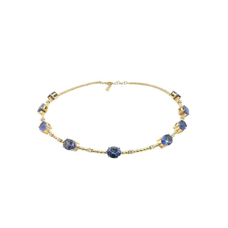 Choker - Tanzanite on Ball Choker