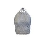 Nikki Fringe top - Blue