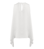 Lauren Top Silk Charmeuse - Optic White