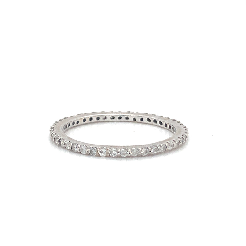 Diamond Eternity Band White Gold