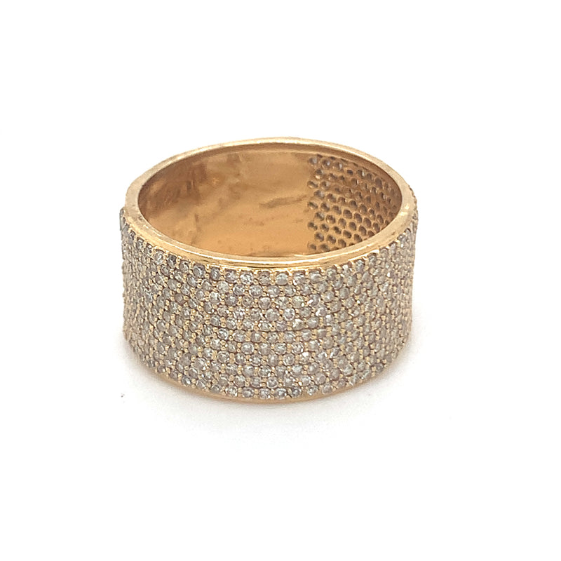 Chunky Pave Band Ring