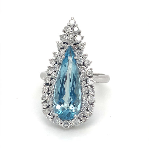 Teardop Aquamarine