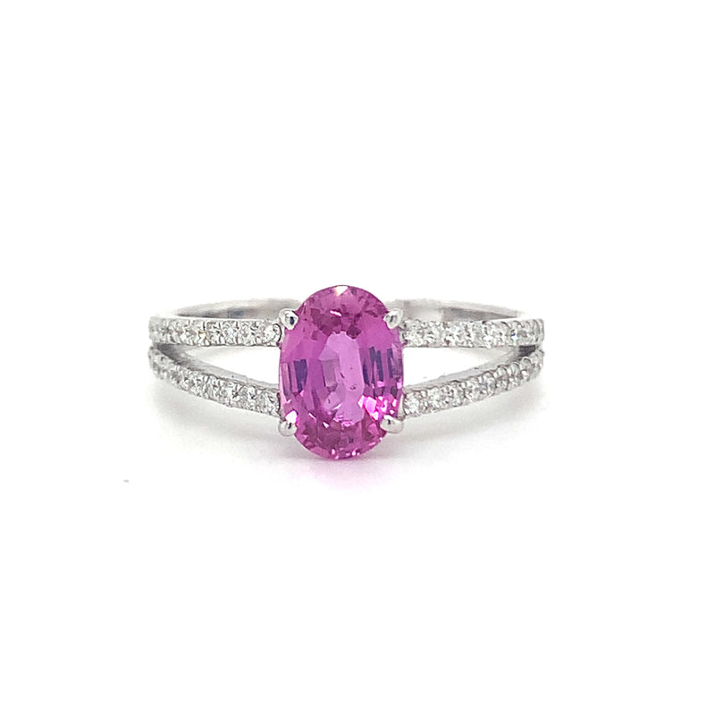 Oval Pink Sapphire