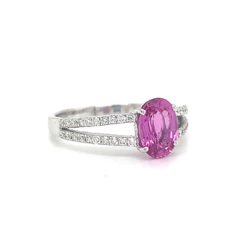 Oval Pink Sapphire