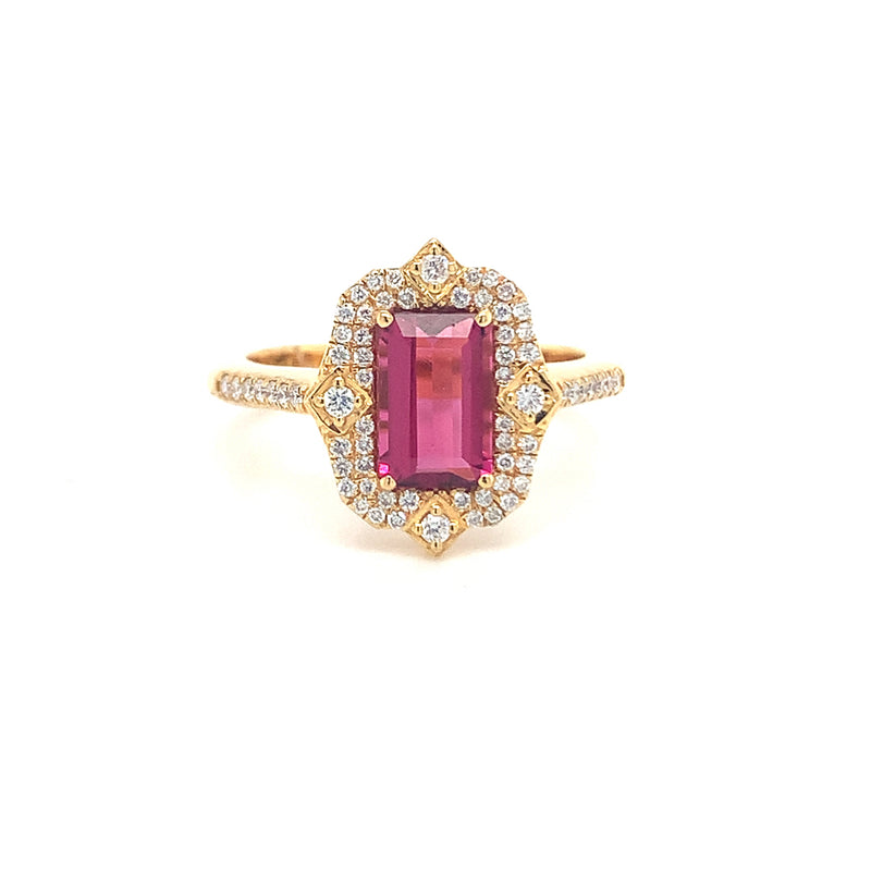 Emerald Cut Rubellite