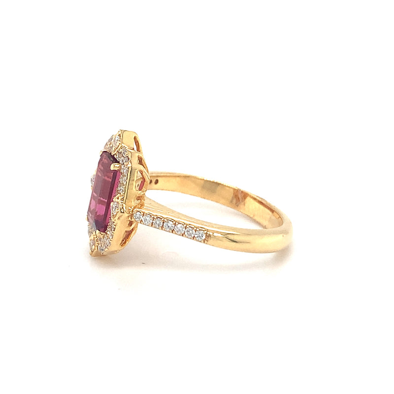 Emerald Cut Rubellite