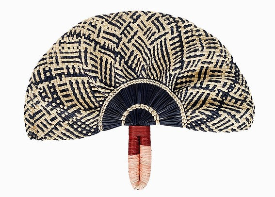 Toquilla Frilly Hand Fan