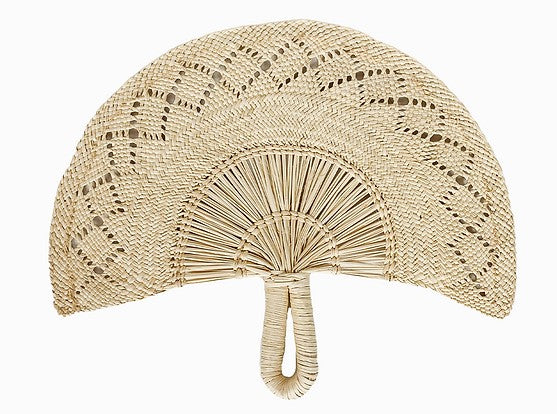 Toquilla Frilly Hand Fan