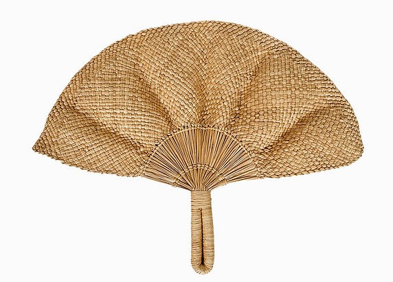 Toquilla Frilly Hand Fan