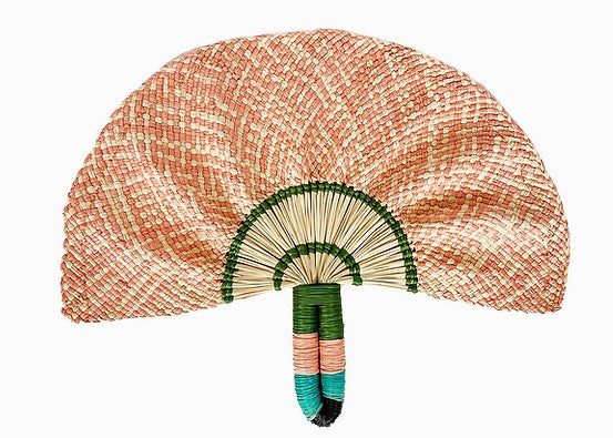 Toquilla Frilly Hand Fan