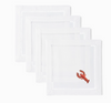 Lobster Cocktail Napkin, Set of 4