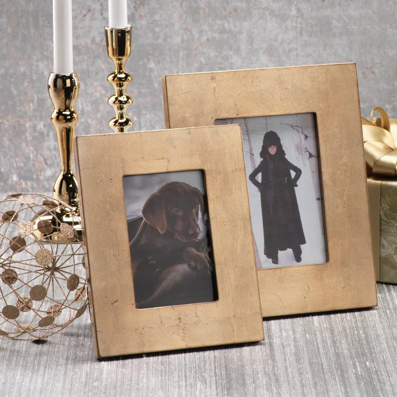 Gold Leaf Photo Frame - 5x7