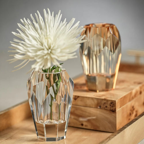 Veniza Cut Crystal Vase - Clear