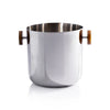 Spiga Ice Bucket- Nickel/Amber