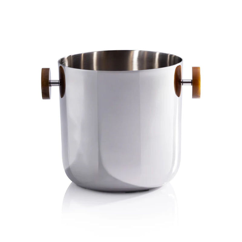 Spiga Ice Bucket- Nickel/Amber