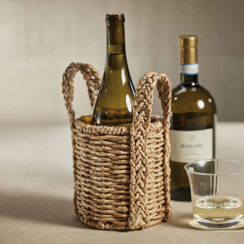 Provence Seagrass Wine Caddy-Natural