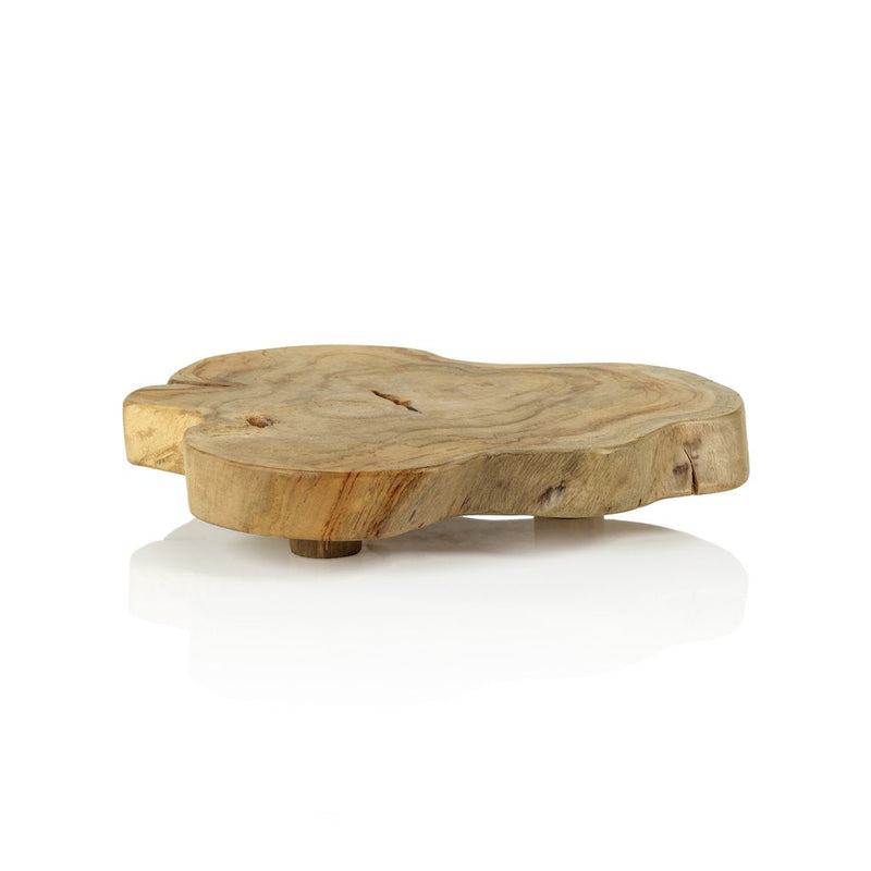 Organic Shape Natural Wood Charcuterie and Cheese Board