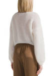 Cornelia Cropped Cardigan-Light Taupe