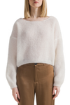 Cornelia Cropped Cardigan- White