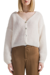 Cornelia Cropped Cardigan- White