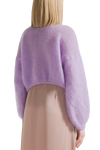 Cornelia Cropped Cardigan- Light Purple
