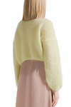 Cornelia Cropped Cardigan- Light Yellow