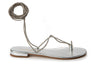 Lecce Sandal- Clear/Silver