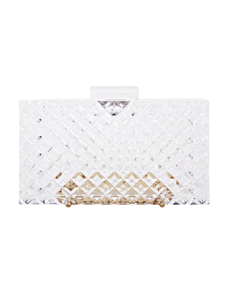 Crystal Cut Clutch