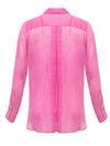 Bevie Button Down Shirt - Perlata Hot Pink