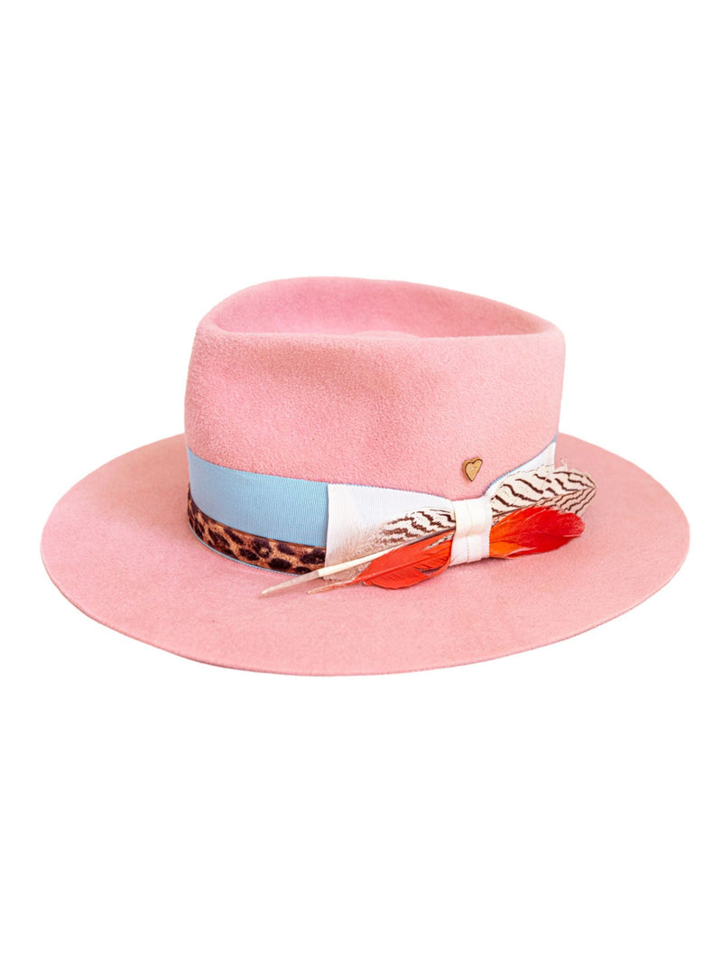 Felt Hat with Feather