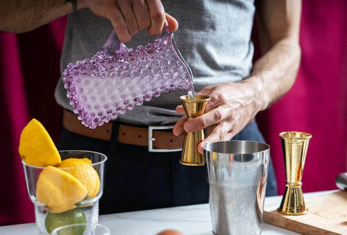 Lilac Hobnail Mini Tall Jug