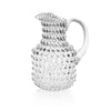 Hobnail Square Jug-Clear