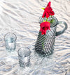 Grey Smoke Hobnail Tumbler