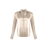 Garcon Shirt -Stretch Silk Charmeuse - Champagne