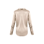 Garcon Shirt -Stretch Silk Charmeuse - Champagne