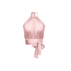 Bardot Top - Silk Charmeuse - Powder