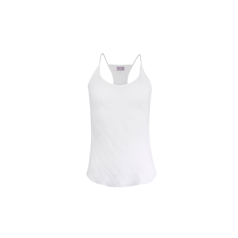 Helenita Top - Linen - Optic White