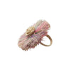 Pastel Fringe Flower Napkin Ring-Pastel