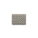 Mirage Mini Pearl Wallet- Light Grey