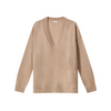 Cashmere Long and Lean V- Brown Sugar
