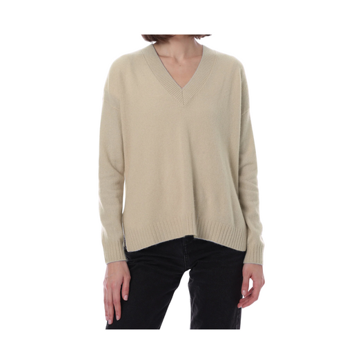 Cashmere Long and Lean V- Brown Sugar
