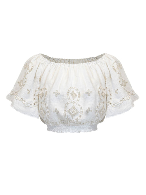 Vicky Top - White