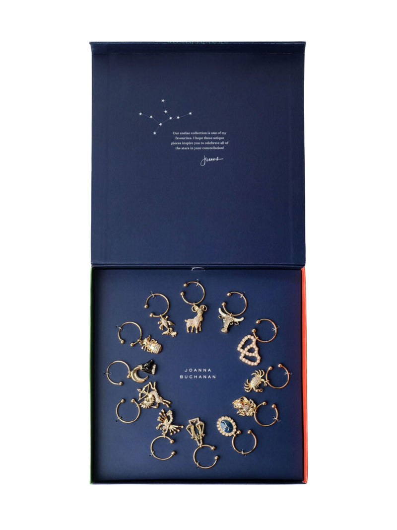 Zodiac Wine Charm Set